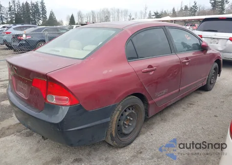 2008 Honda Civic Lx из США, поврежденный, VIN 1HGFA16588L117238